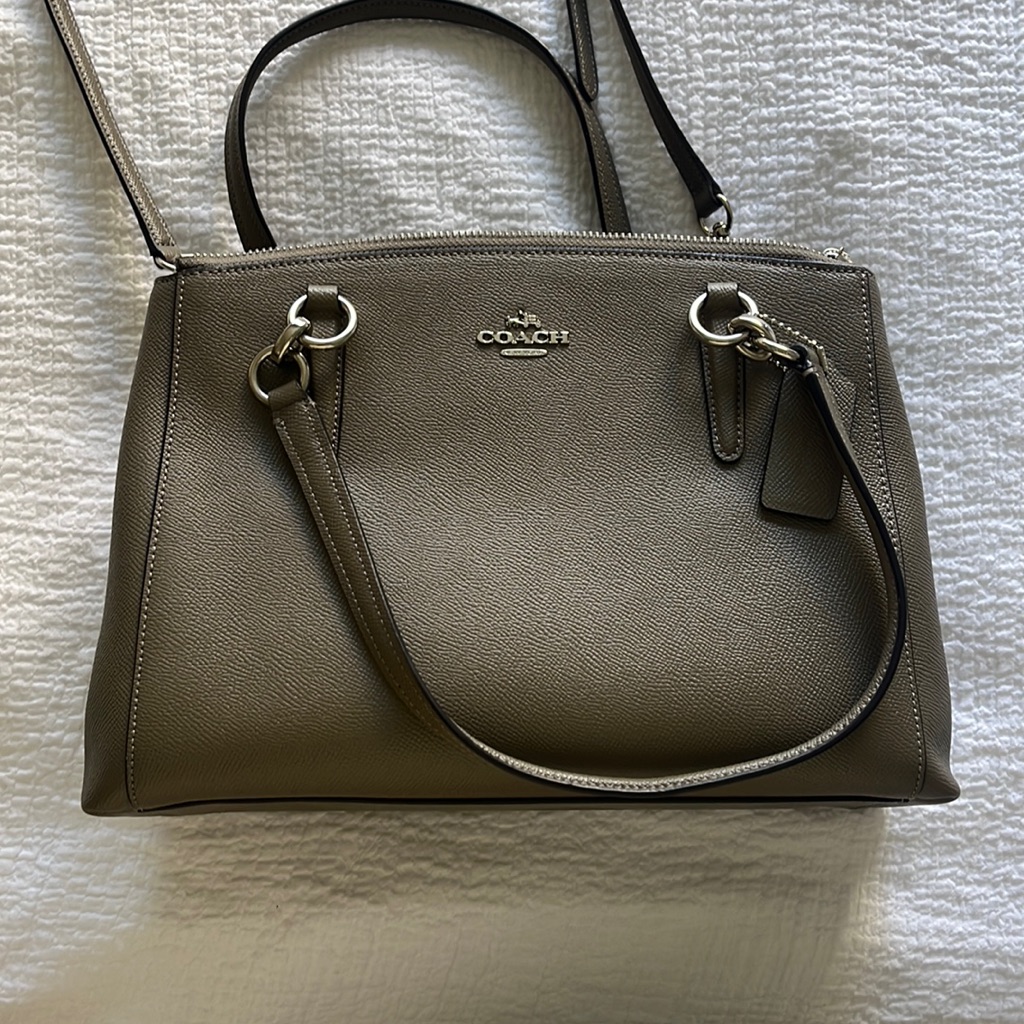 Grey Coach Bag